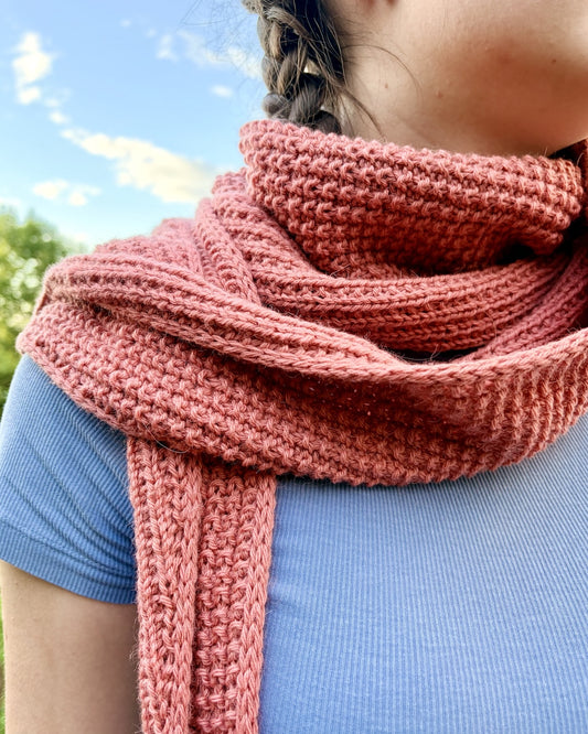 Cozy Pearl Shawl | lässiges Tuch für jeden Tag aus Sayama von Pascuali