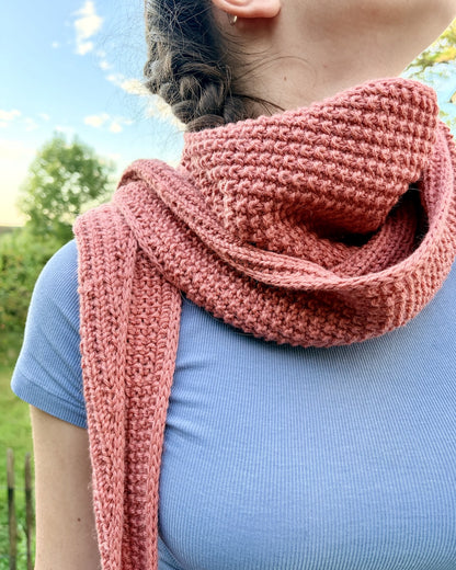 Cozy Pearl Shawl | lässiges Tuch für jeden Tag aus Sayama von Pascuali