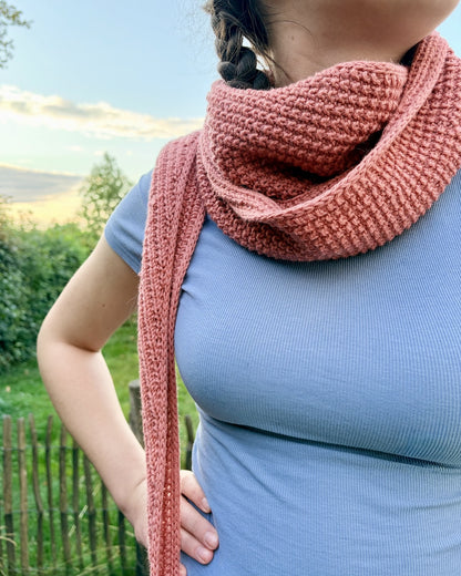 Cozy Pearl Shawl | lässiges Tuch für jeden Tag aus Sayama von Pascuali