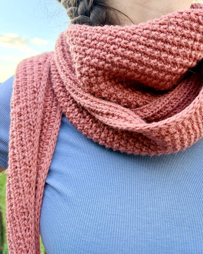 Cozy Pearl Shawl | lässiges Tuch für jeden Tag aus Sayama von Pascuali