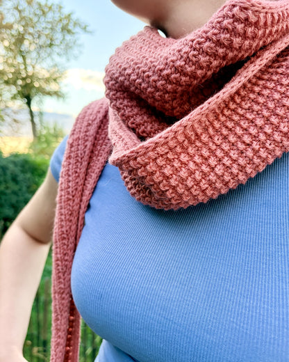 Cozy Pearl Shawl | lässiges Tuch für jeden Tag aus Sayama von Pascuali