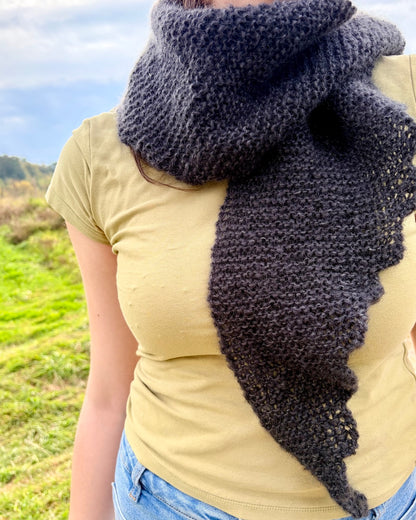 Morning Mist Scarf | fluffy delight in Le Gros Silk & Mohair by Biches & Bûches