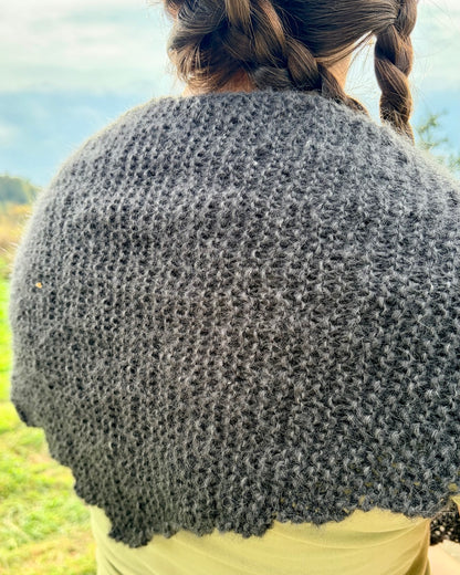 Morning Mist Scarf | fluffy delight in Le Gros Silk & Mohair by Biches & Bûches