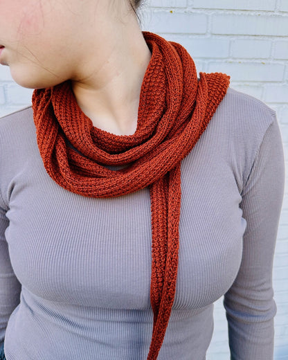 Pearl Summer Scarf | zartes Sommertuch aus Arctic Pearl von Pascuali