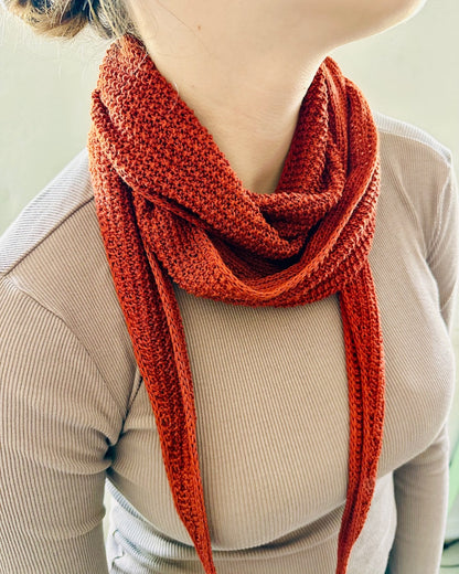 Pearl Summer Scarf | zartes Sommertuch aus Arctic Pearl von Pascuali