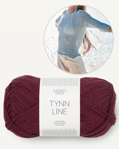 Raglannetz Pullover | perfekter Strandpullover aus Tynn Line von Sandnes Garn
