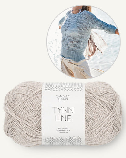 Raglannetz Pullover | perfekter Strandpullover aus Tynn Line von Sandnes Garn