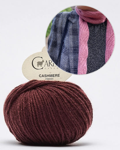 Ragna Tørklæde | enkelt mønster i Classic Cashmere fra Cardiff