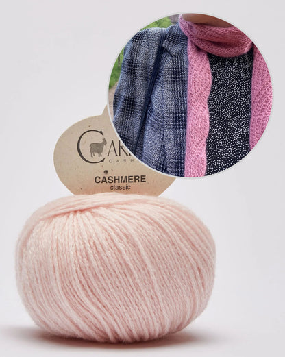 Ragna Tørklæde | enkelt mønster i Classic Cashmere fra Cardiff