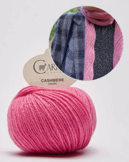 Ragna Tørklæde | enkelt mønster i Classic Cashmere fra Cardiff