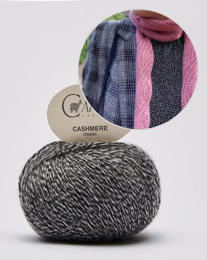 Ragna Tørklæde | enkelt mønster i Classic Cashmere fra Cardiff