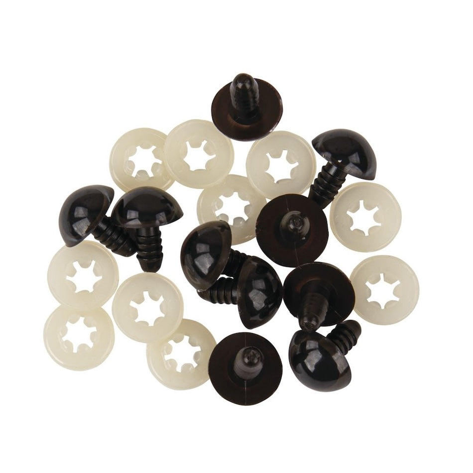Ozeat Lens 500 Stück Sicherheitsaugen Zu Häkeln 3 4 5 6 Schwarz Puppenaugen Für