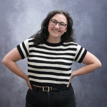 Rebecca Clow Lusk Shirt mit Line von Sandnes Garn 3
