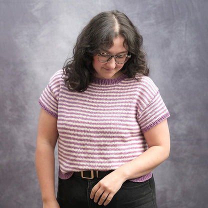 Rebecca Clow Lusk Shirt mit Line von Sandnes Garn 4