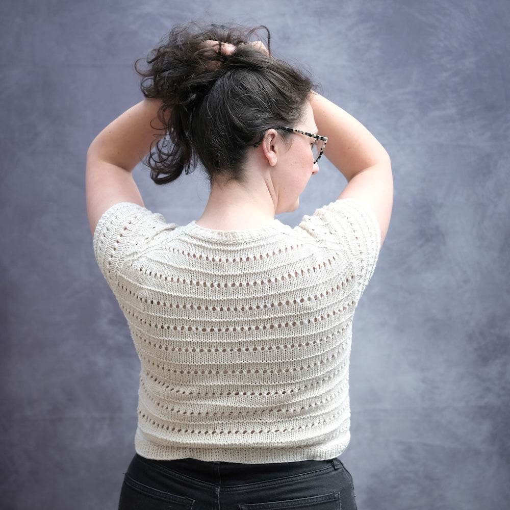 Rebecca Clow Lusk Shirt mit Line von Sandnes Garn 7