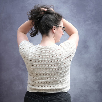 Rebecca Clow Lusk Shirt mit Line von Sandnes Garn 7