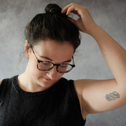 Rebecca Clow Tolsta Tank mit Line von Sandnes Garn 4