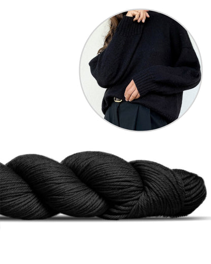 Verfijnde schoudertrui | nonchalant elegant van Lovely Merino Treat van Rosy Green Wool