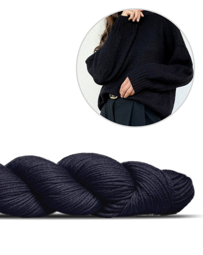 Verfijnde schoudertrui | nonchalant elegant van Lovely Merino Treat van Rosy Green Wool