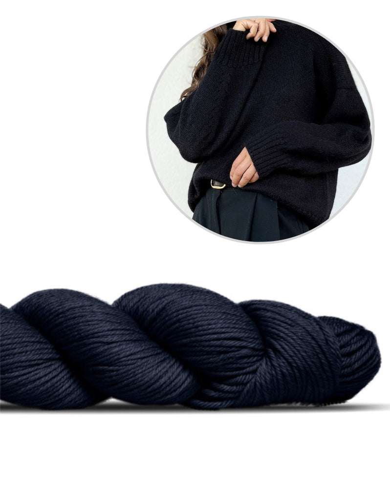Verfijnde schoudertrui | nonchalant elegant van Lovely Merino Treat van Rosy Green Wool