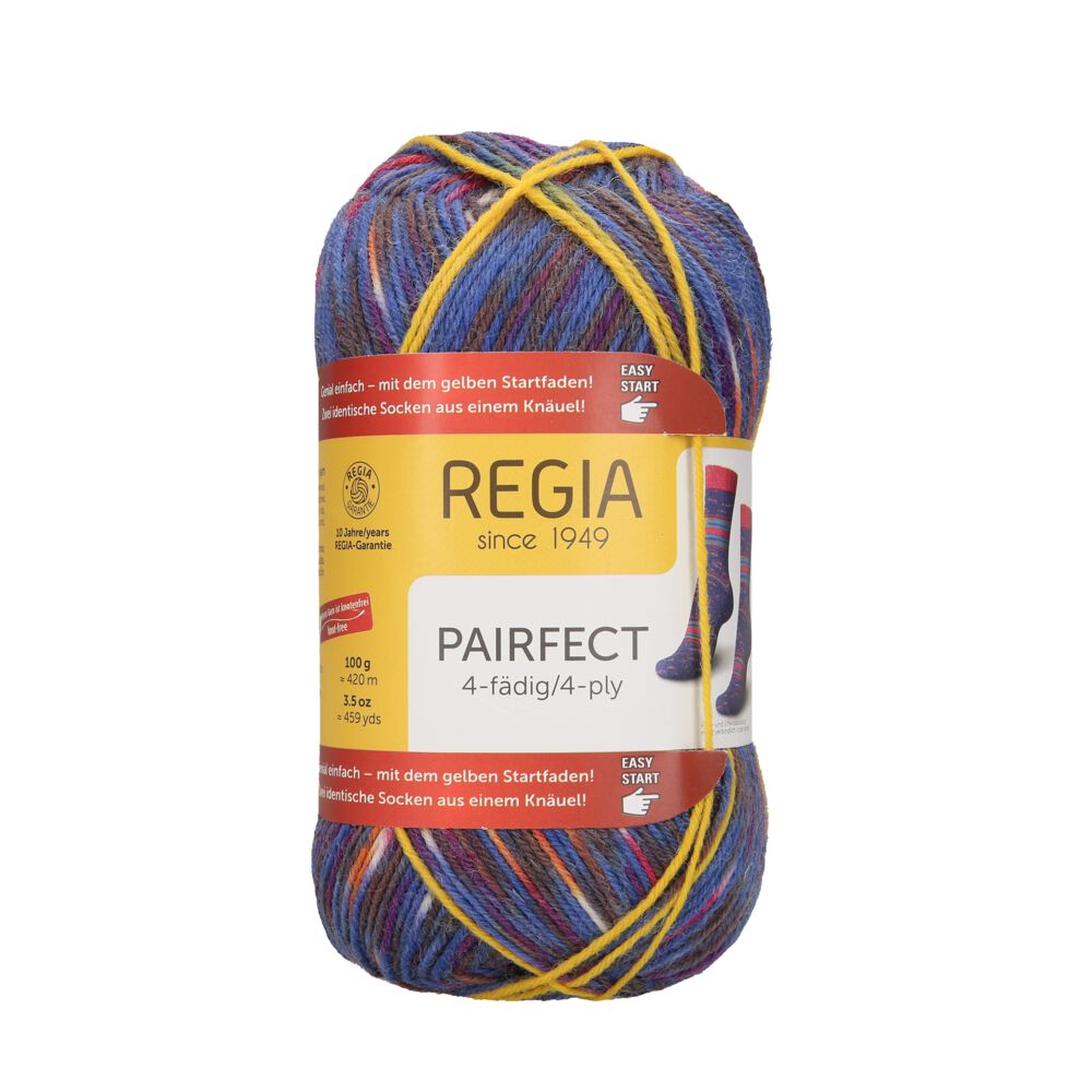 Regia Pairfect 4-fädig Sockenwolle Farbe 7125
