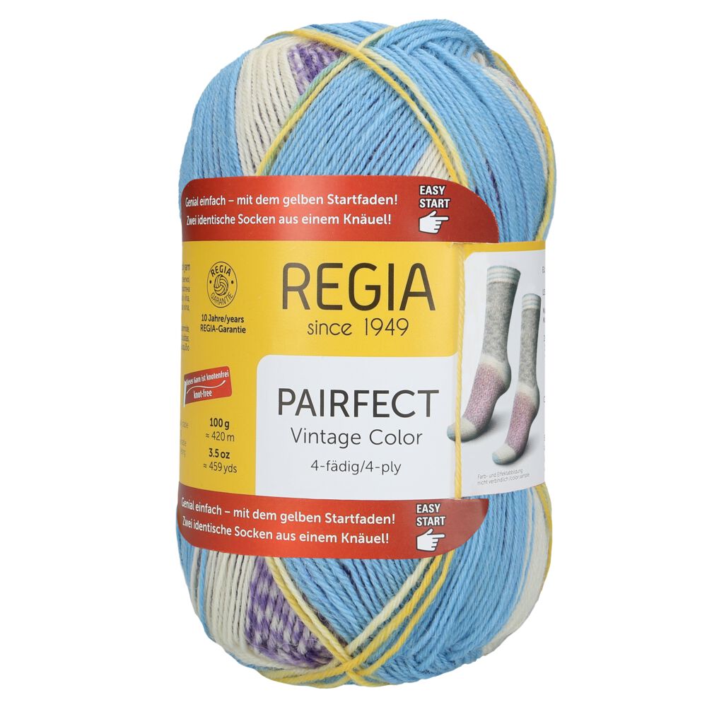 Regia Pairfect 4-fädig Sockenwolle Farbe 1363