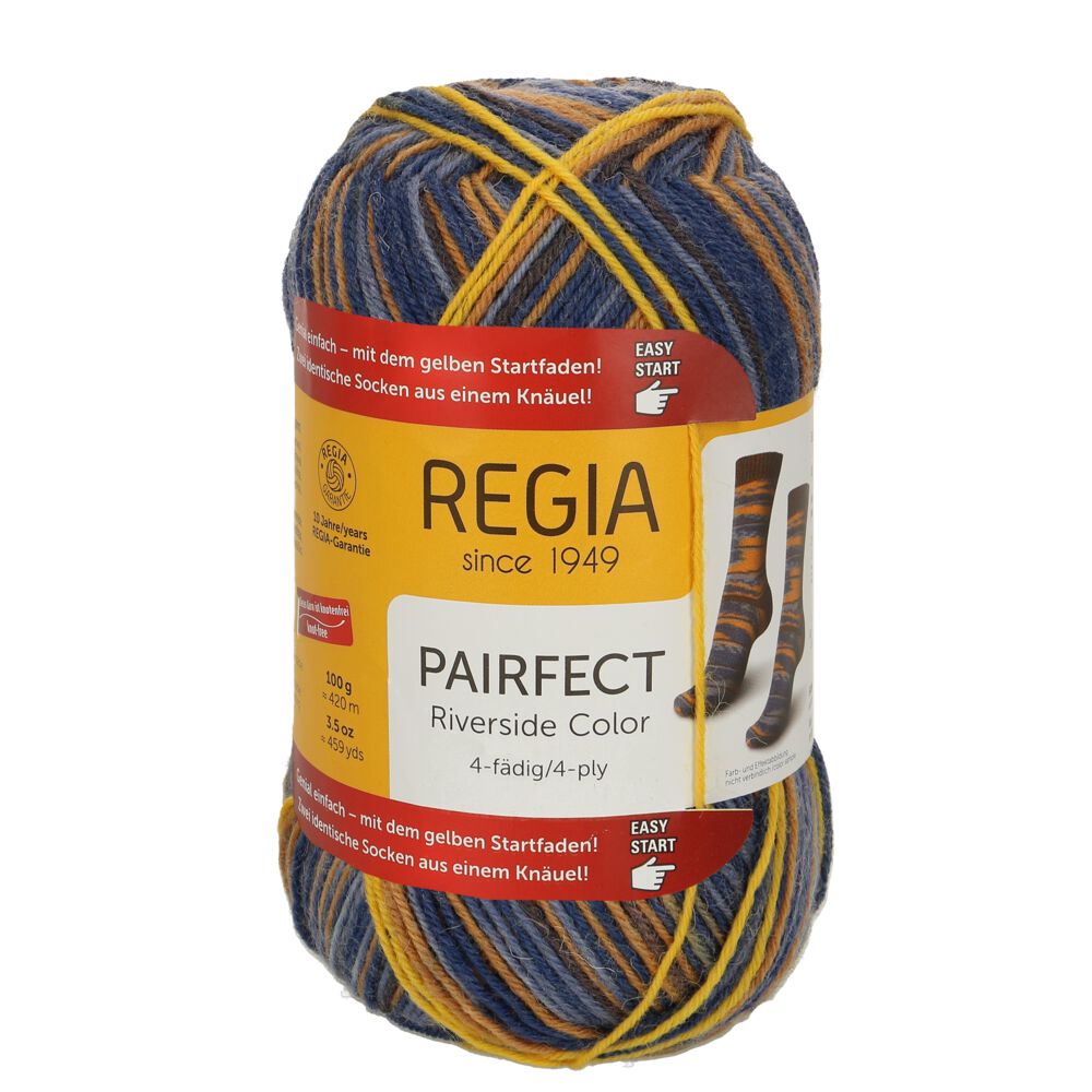 Regia Pairfect 4-fädig Sockenwolle Farbe 7158