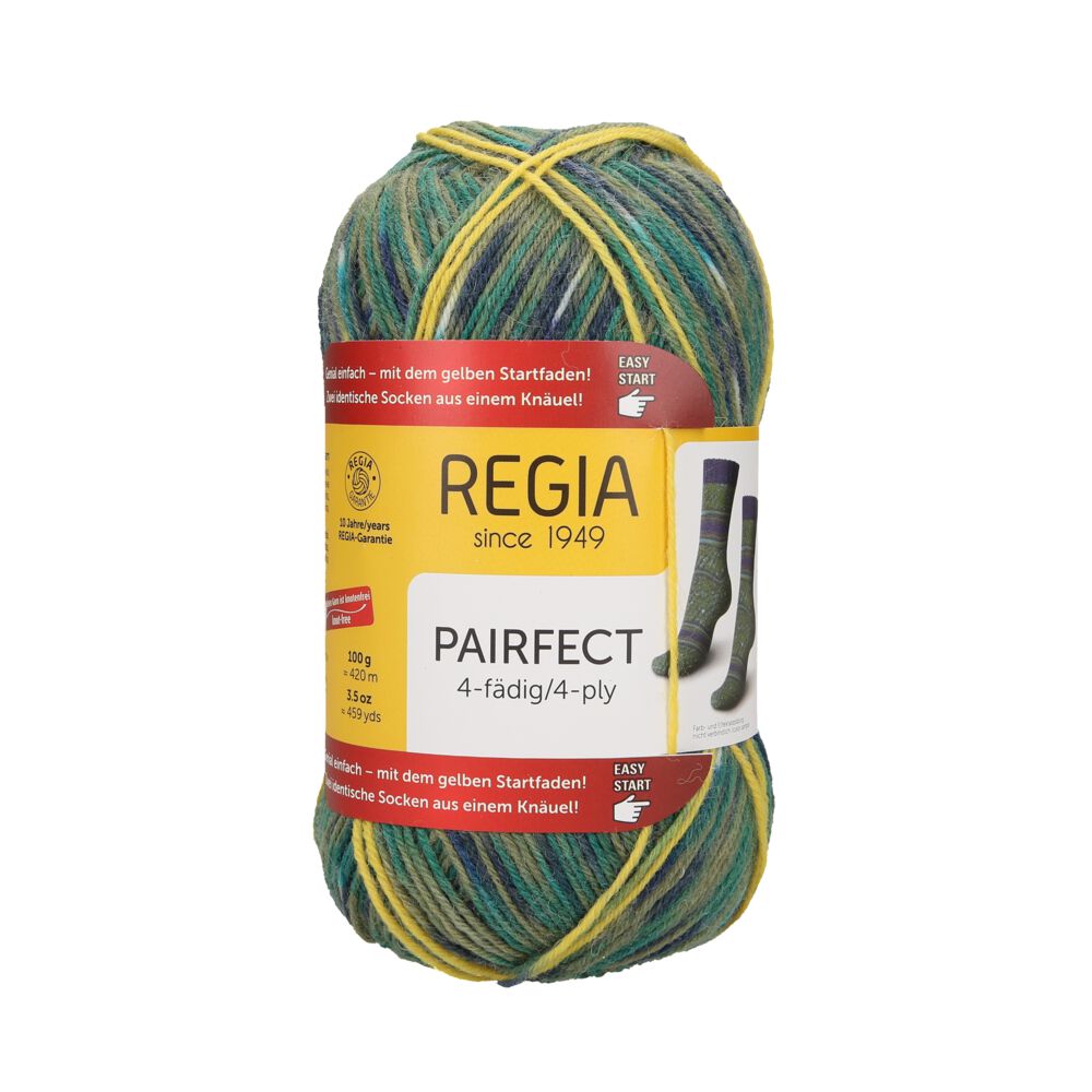 Regia Pairfect 4-fädig Sockenwolle Farbe 7121