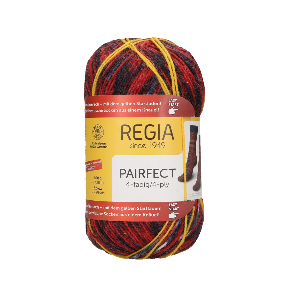 Regia Pairfect 4-fädig Sockenwolle Farbe 7123