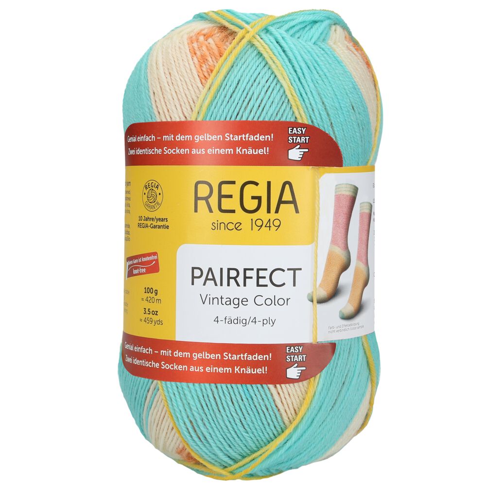 Regia Pairfect 4-fädig Sockenwolle Farbe 1360