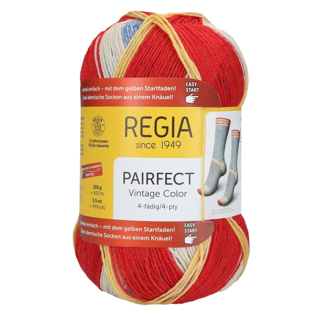 Regia Pairfect 4-fädig Sockenwolle Farbe 1365