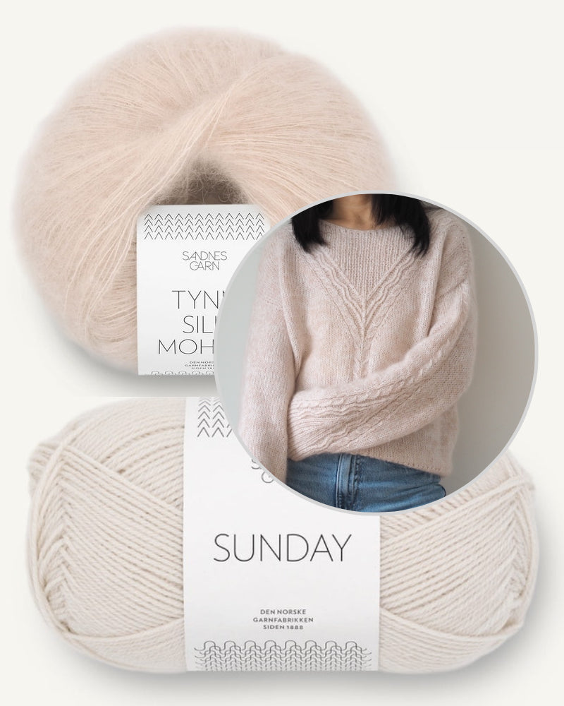Joanna Ang  RibWave Sweater mit Sunday und Tynn Silk Mohair 10
