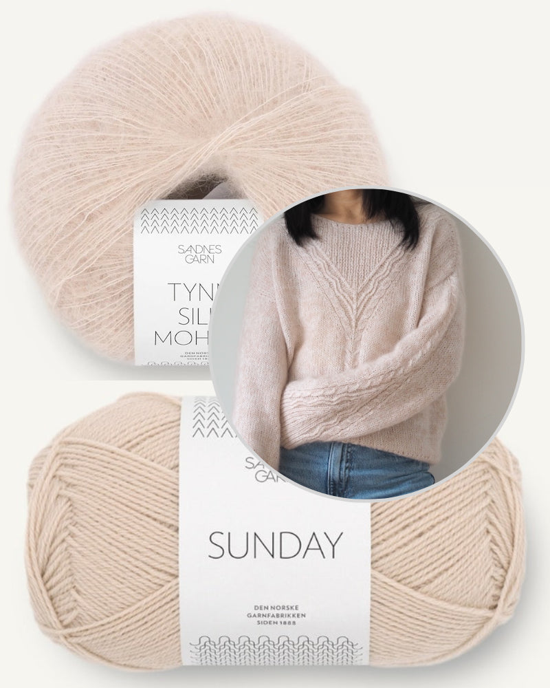 Joanna Ang  RibWave Sweater mit Sunday und Tynn Silk Mohair 8