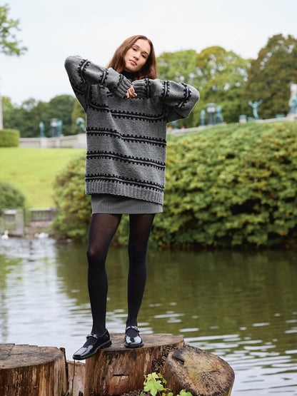 Ridge Sweater Man | schöne Streifen aus Atlas von Sandnes Garn