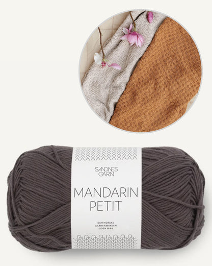 Rillchen Decke Baby - mit Gratisanleitung | leicht und anschmiegsam aus Mandarin Petit von Sandnes Garn