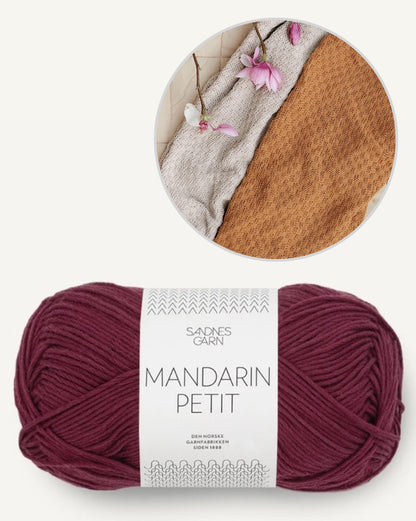 Rillchen Decke Baby - mit Gratisanleitung | leicht und anschmiegsam aus Mandarin Petit von Sandnes Garn