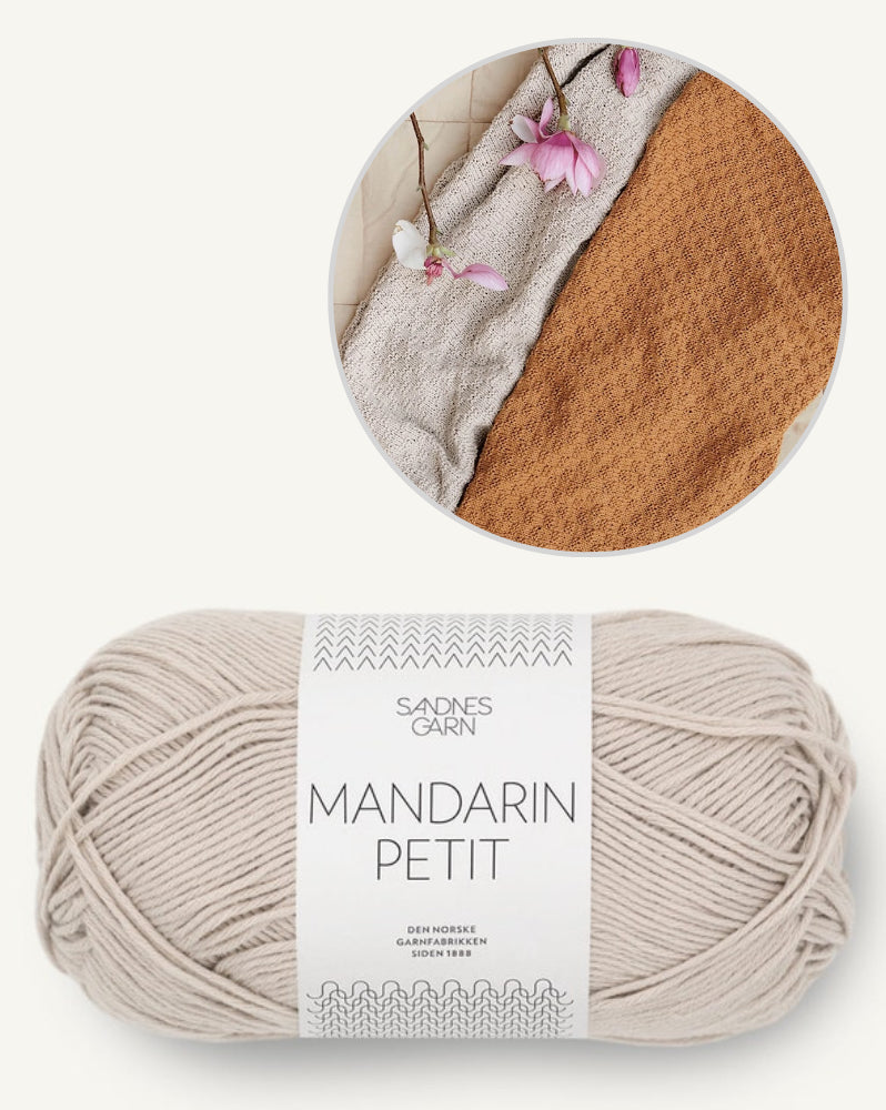 Rillchen Decke Baby - mit Gratisanleitung | leicht und anschmiegsam aus Mandarin Petit von Sandnes Garn