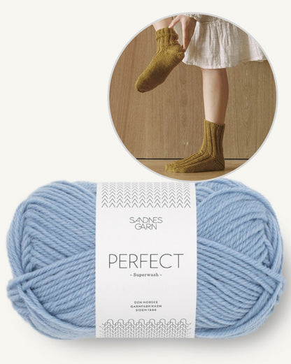 Rippen-Socken - mit Gratisanleitung | super einfach aus Perfect von Sandnes Garn