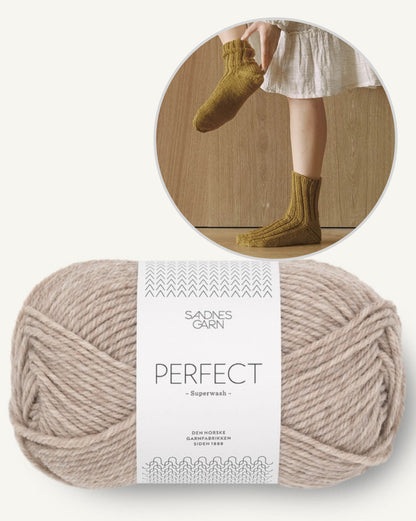 Rippen-Socken - mit Gratisanleitung | super einfach aus Perfect von Sandnes Garn