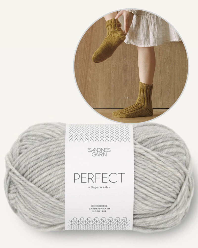 Rippen-Socken - mit Gratisanleitung | super einfach aus Perfect von Sandnes Garn