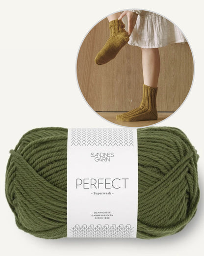 Rippen-Socken - mit Gratisanleitung | super einfach aus Perfect von Sandnes Garn