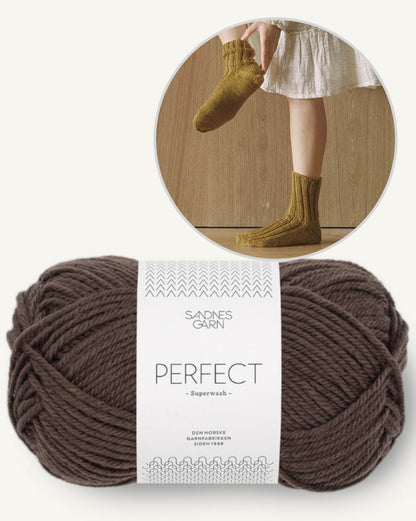 Rippen-Socken - mit Gratisanleitung | super einfach aus Perfect von Sandnes Garn