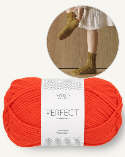 Rippen-Socken - mit Gratisanleitung | super einfach aus Perfect von Sandnes Garn