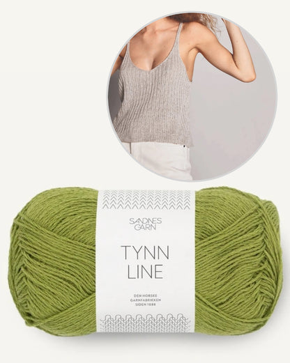 Rippesinglet | zartes Rippentop aus Tynn Line von Sandnes Garn