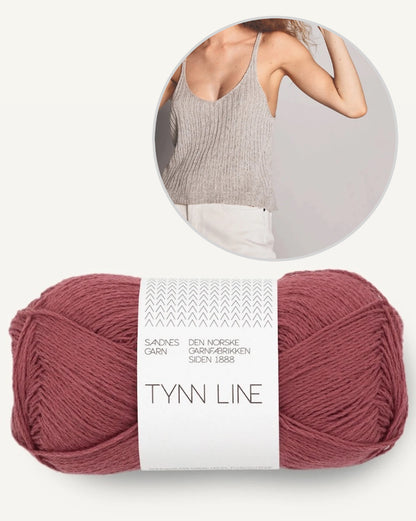 Rippesinglet | zartes Rippentop aus Tynn Line von Sandnes Garn