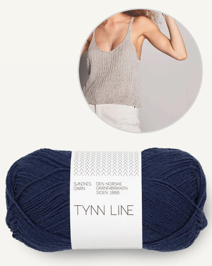 Rippesinglet | zartes Rippentop aus Tynn Line von Sandnes Garn