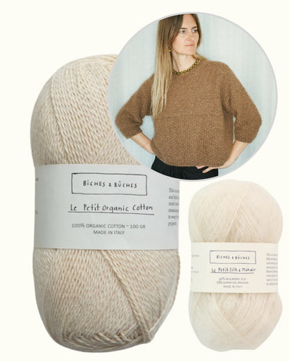 River Jumper Cotton Edition | super Sommerpullover aus Le Petit Organic Cotton und Le Petit Silk Mohair von Biches & Bûches