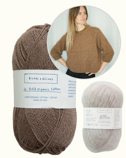 River Jumper Cotton Edition | super Sommerpullover aus Le Petit Organic Cotton und Le Petit Silk Mohair von Biches & Bûches
