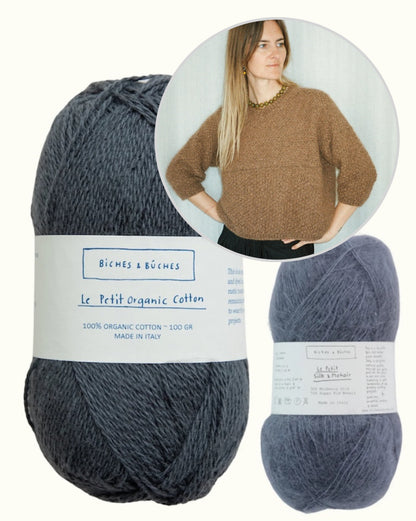 River Jumper Cotton Edition | super Sommerpullover aus Le Petit Organic Cotton und Le Petit Silk Mohair von Biches & Bûches
