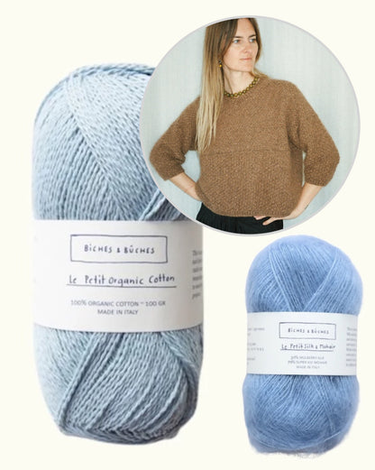 River Jumper Cotton Edition | super Sommerpullover aus Le Petit Organic Cotton und Le Petit Silk Mohair von Biches & Bûches